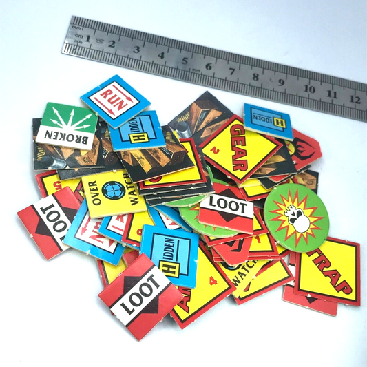 Classic Board Game Token Cards Commands - Warhammer Fantasy / 40K X10006