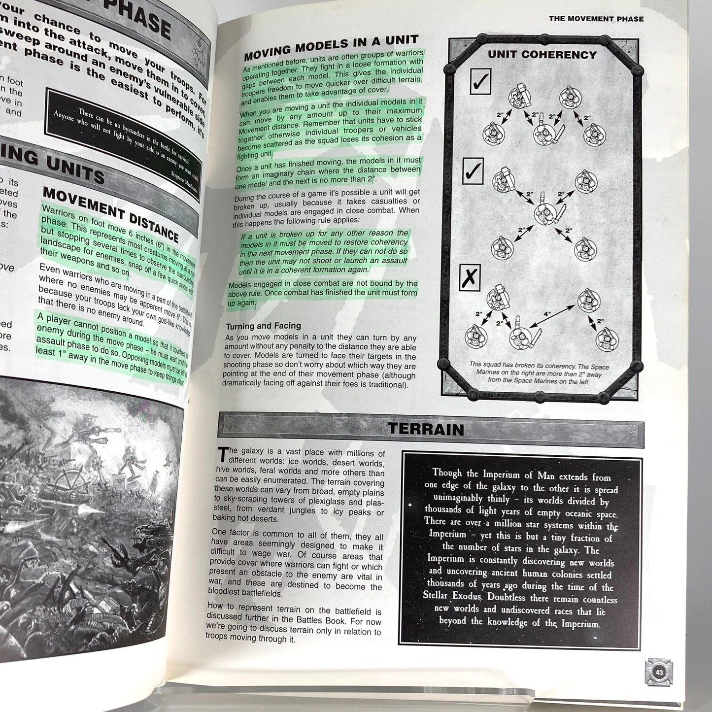 Core Rules - 3rd Edition - Rulebook - Heavily Used -Warhammer 40K GW M1184