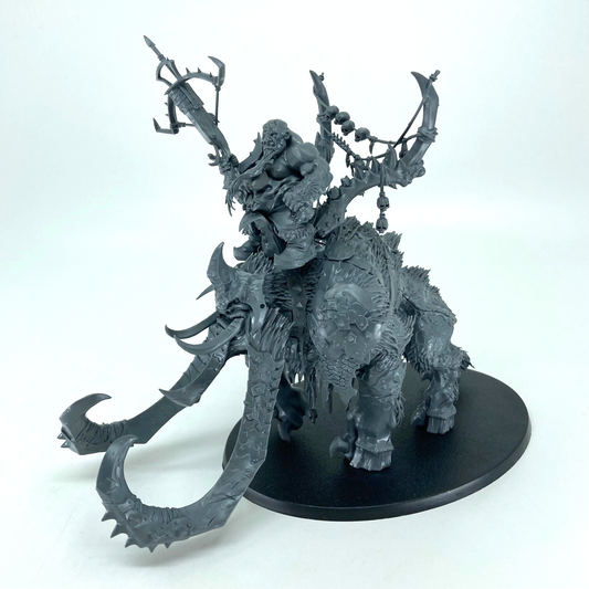 Huskard on Thundertusk Ogor Mawtribes - Warhammer Age of Sigmar