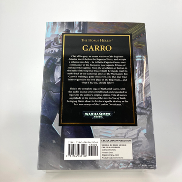 Garro - James Swallow - Hardcover Black Library Warhammer Horus Heresy M1716