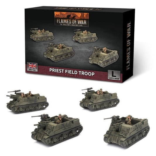 British Priest Field Troop - Late-War - Brand New - Flames of War