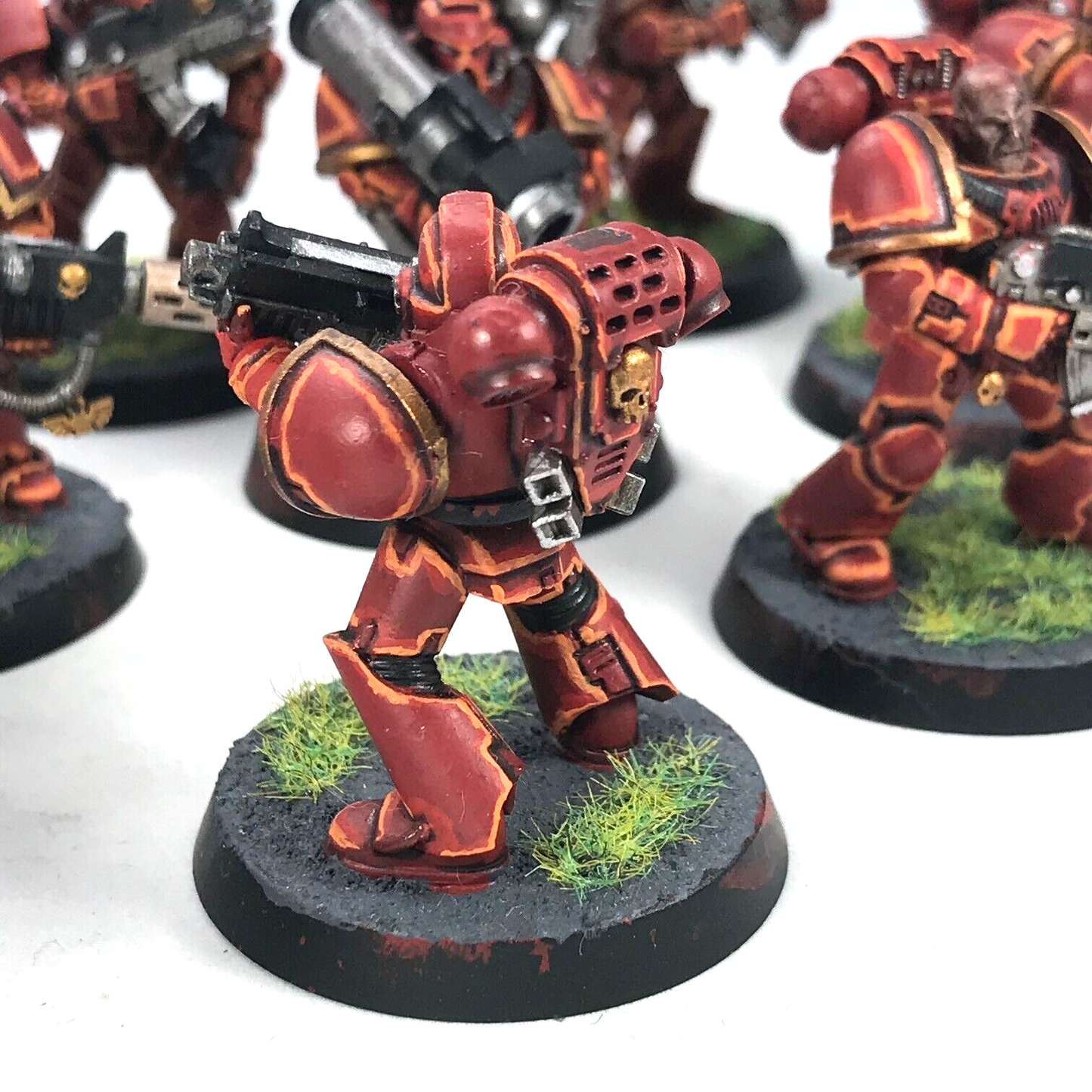 Blood Angel Squad Space Marines - Painted - Warhammer 40K C1955