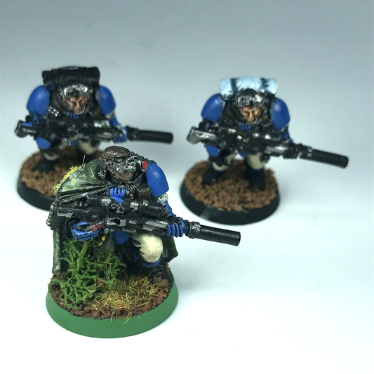 Classic Metal Space Marine Scouts Painted - minor chips - Warhammer 40K X7348