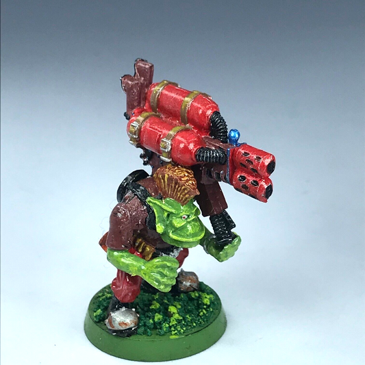Metal Classic Space Ork With Heavy Weapon - Painted - Warhammer 40K X8572