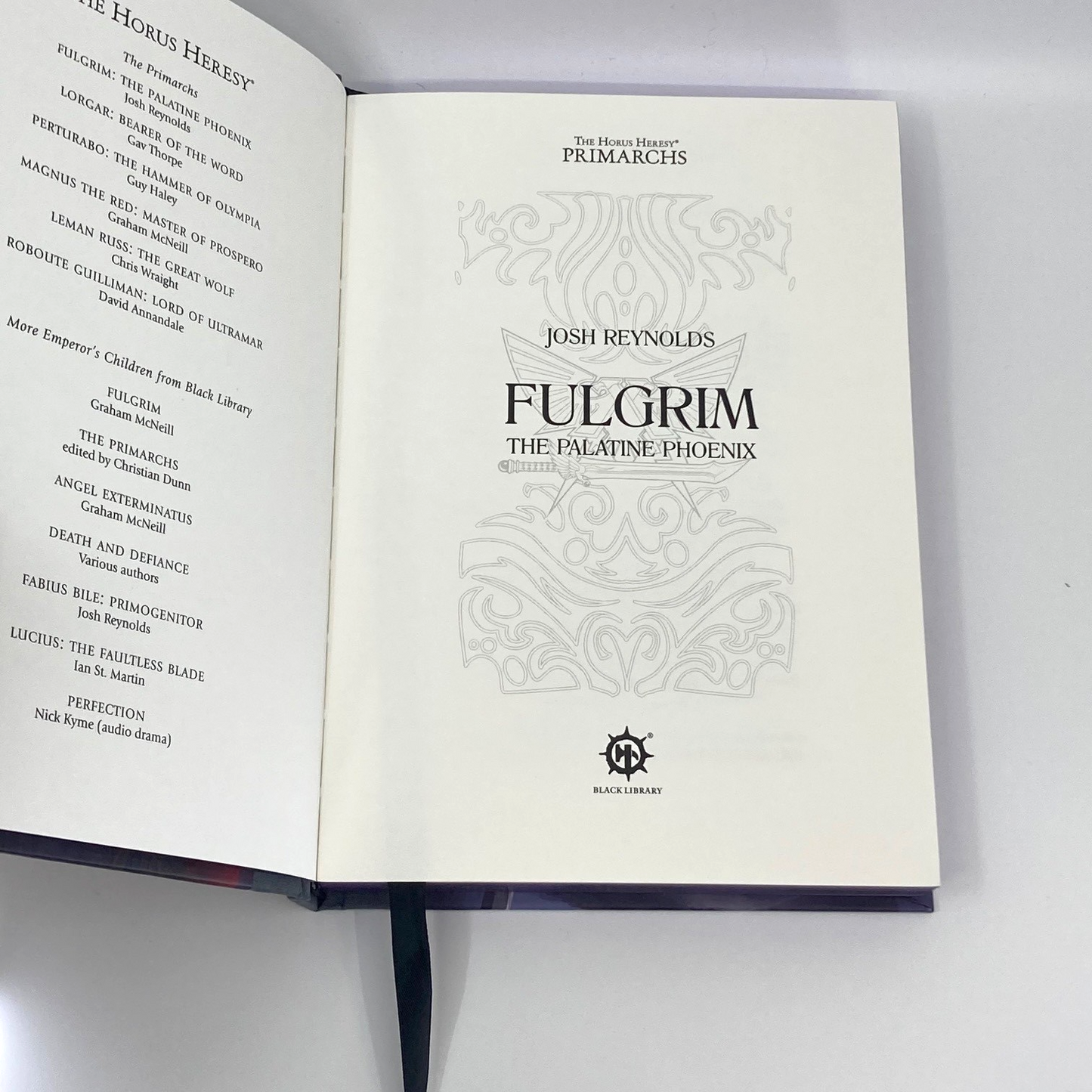 Fulgrim: The Palatine Phoenix - Limited Edition - Black Library Warhammer M1905