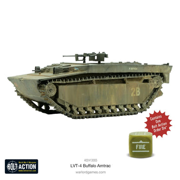 LVT-4 'Buffalo' Amtrac US - Warlord Games Bolt Action Miniatures