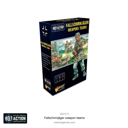 Fallschirmjager Weapons Teams - Brand New - Warlord Games Bolt Action Miniatures