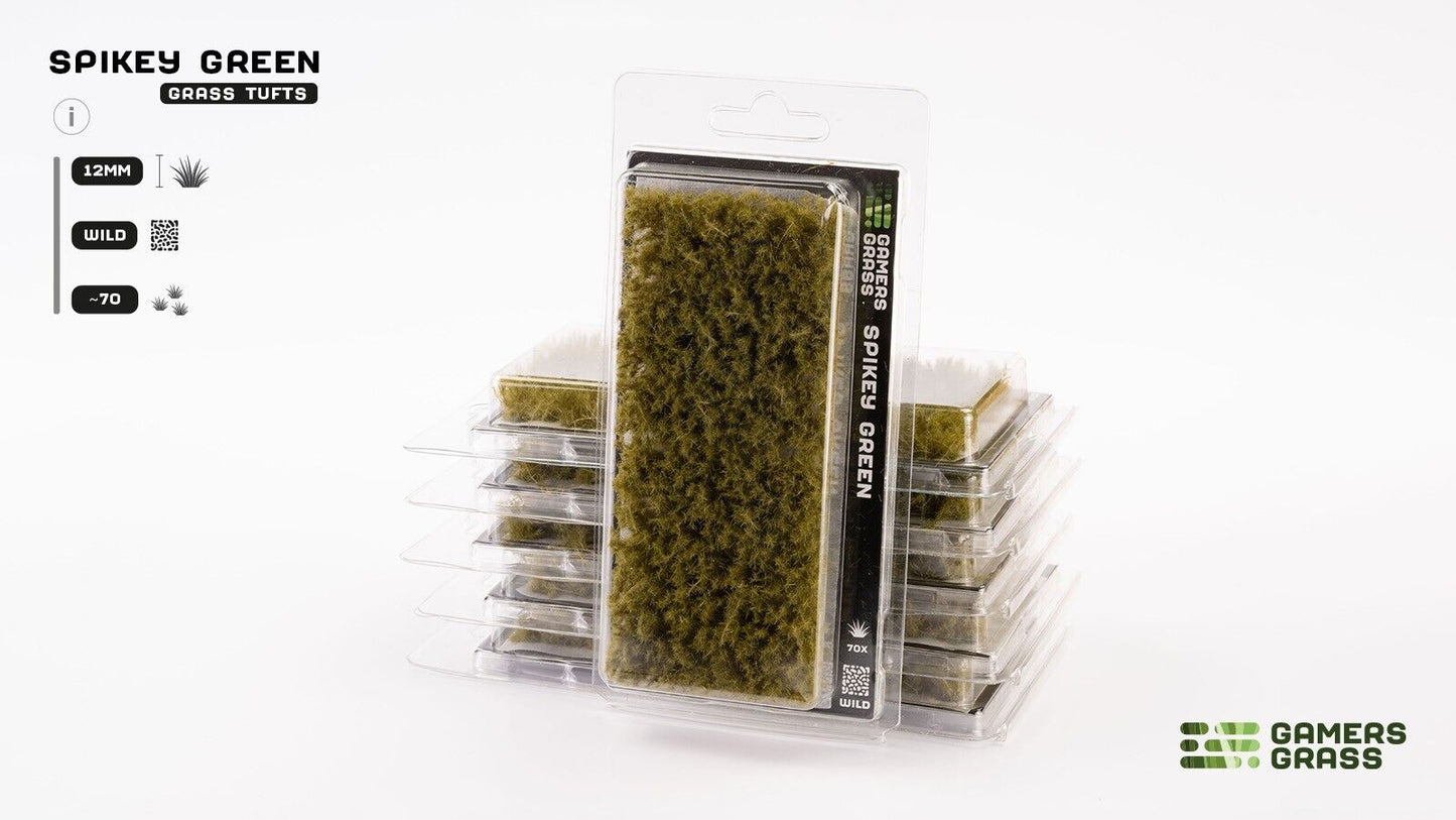 Spikey Green Grass Tufts XL - Model Basing - Gamers Grass