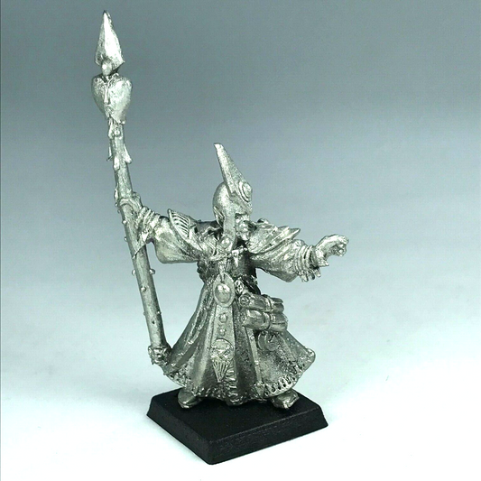 Classic Metal Dark Elf Elves Sorcerer Wizard Mage - Warhammer Fantasy X5159