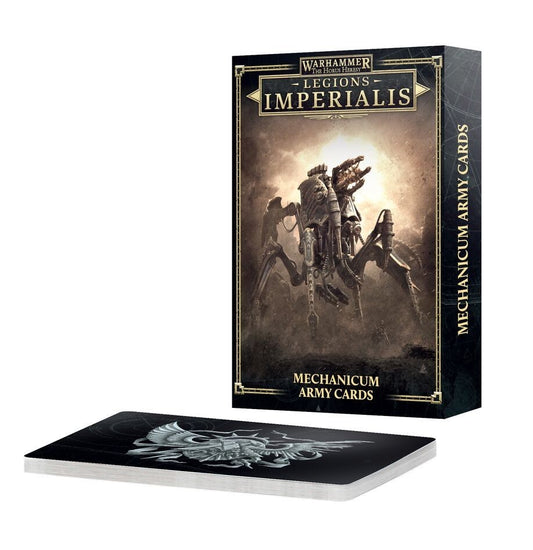 Mechanicum Army Cards - Brand New - Legions Imperialis Warhammer Games Workshop