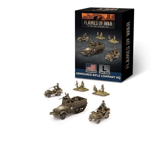 American Armoured Rifle Company HQ - Late-War - Brand New - Flames of War