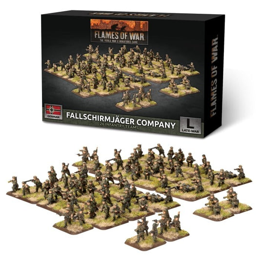 German Fallschirmjager Company - Late-War - Brand New - Flames of War