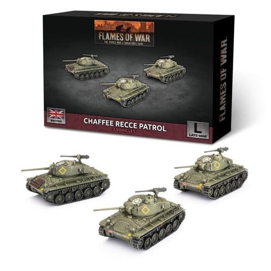 British Chaffee Recce Patrol - Late-War - Brand New - Flames of War