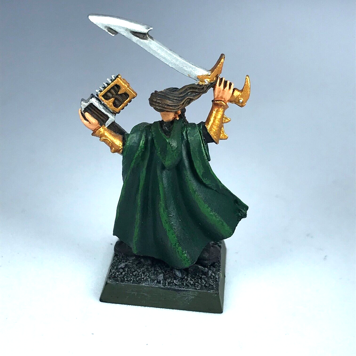 Classic Metal Dark Elf Elves Shade Warrior - Painted - Warhammer Fantasy X13344