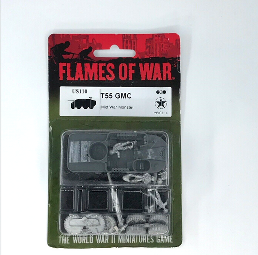 USA T55 GMC Mid War Monster - Sealed Blister Unpainted - Flames of War C1132