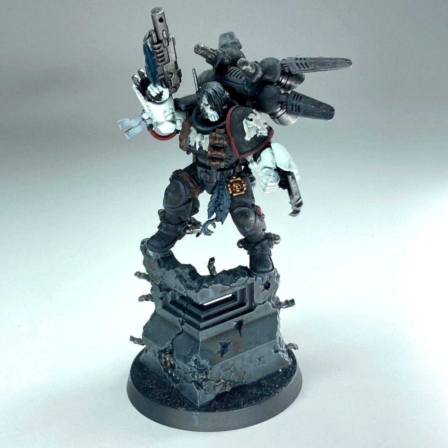 Kayvaan Shrike - Primaris Raven Guard - Painted - Warhammer 40k C5204