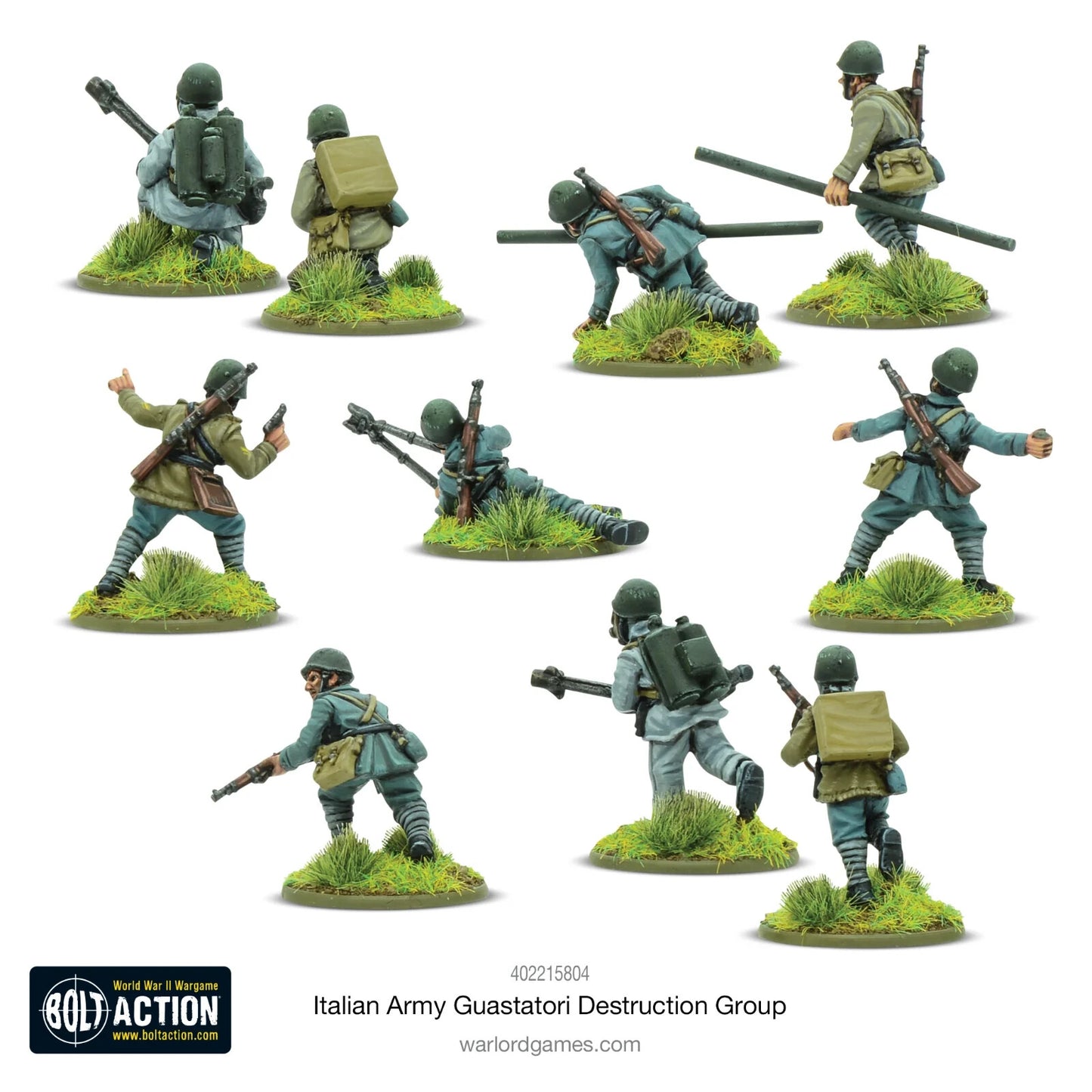 Italian Guastatori Destruction Group - Brand New - Warlord Games Bolt Action