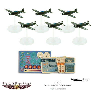 Blood Red Skies: P-47 Thnderbolt Squadron - Bolt Action Warlord Games Miniatures