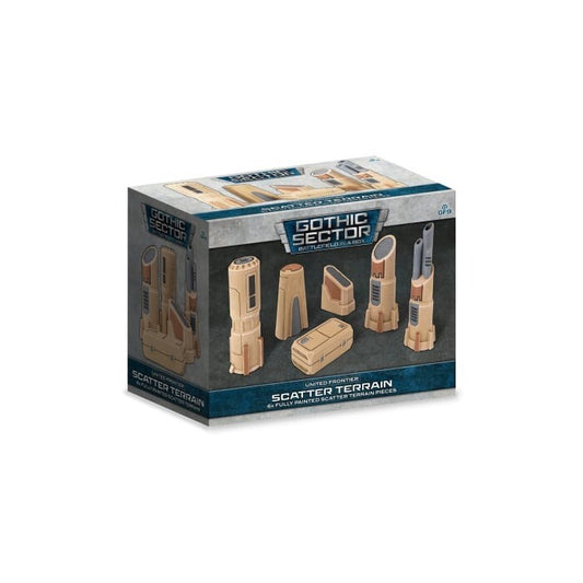 United Frontier Scatter Terrain - Painted 1:56 Terrain - Brand New Gothic Sector