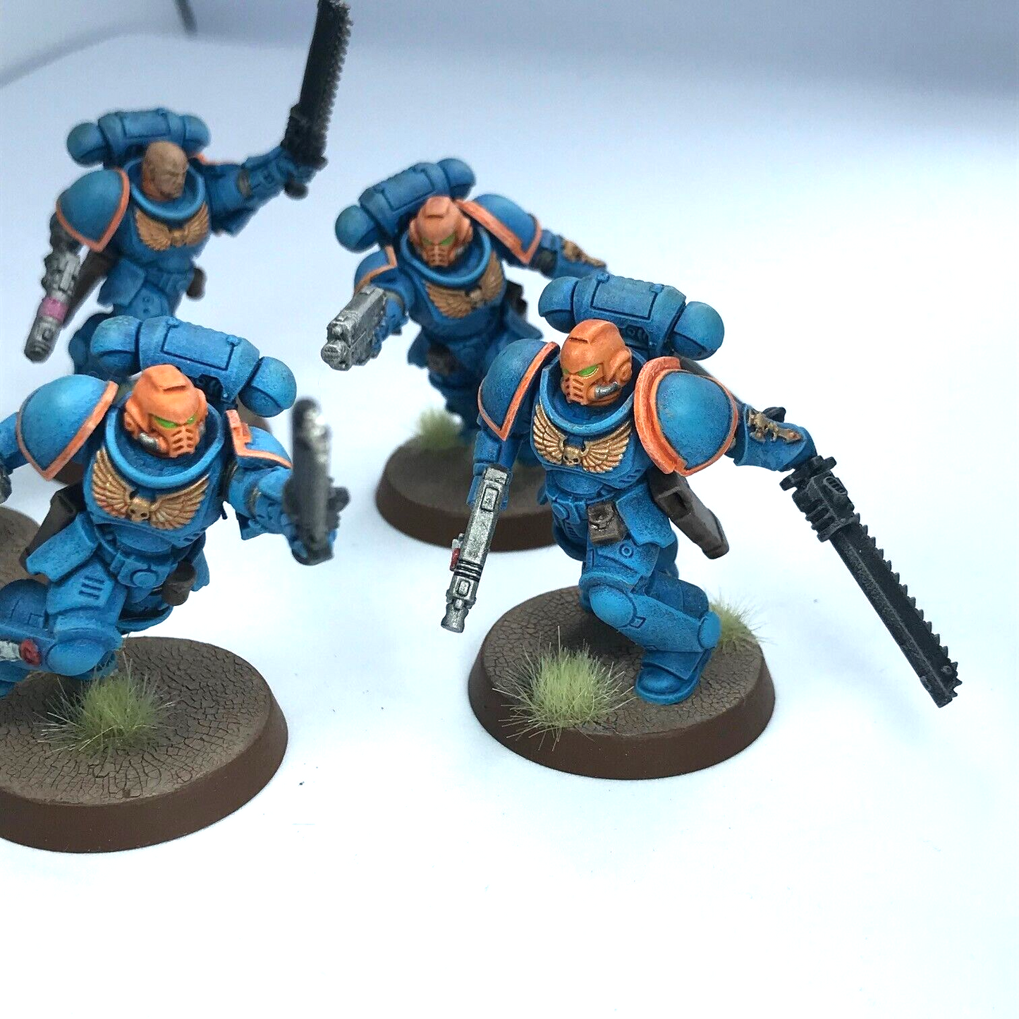 Space Marine Assault Intercessors - Painted - Warhammer 40K C3351