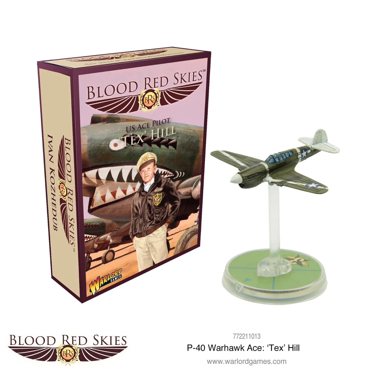 Blood Red Skies: 'Tex' Hill Ace Pilot - Bolt Action Warlord Games