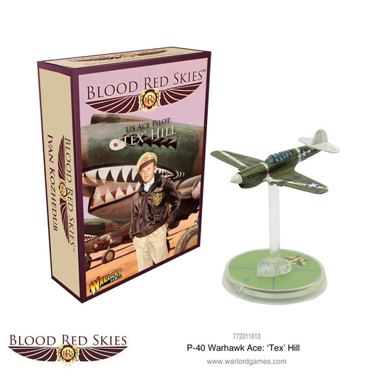 Blood Red Skies: 'Tex' Hill Ace Pilot - Bolt Action Warlord Games
