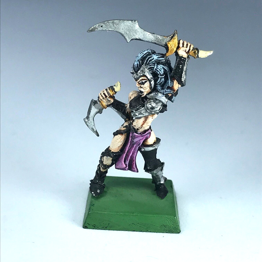 Classic Metal Dark Elves Elf Witch Elf Warrior - Warhammer Fantasy X11505