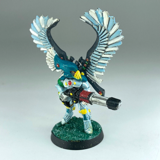 Swooping Hawk Exarch Eldar - Warhammer 40k Painted Classic Metal X2987