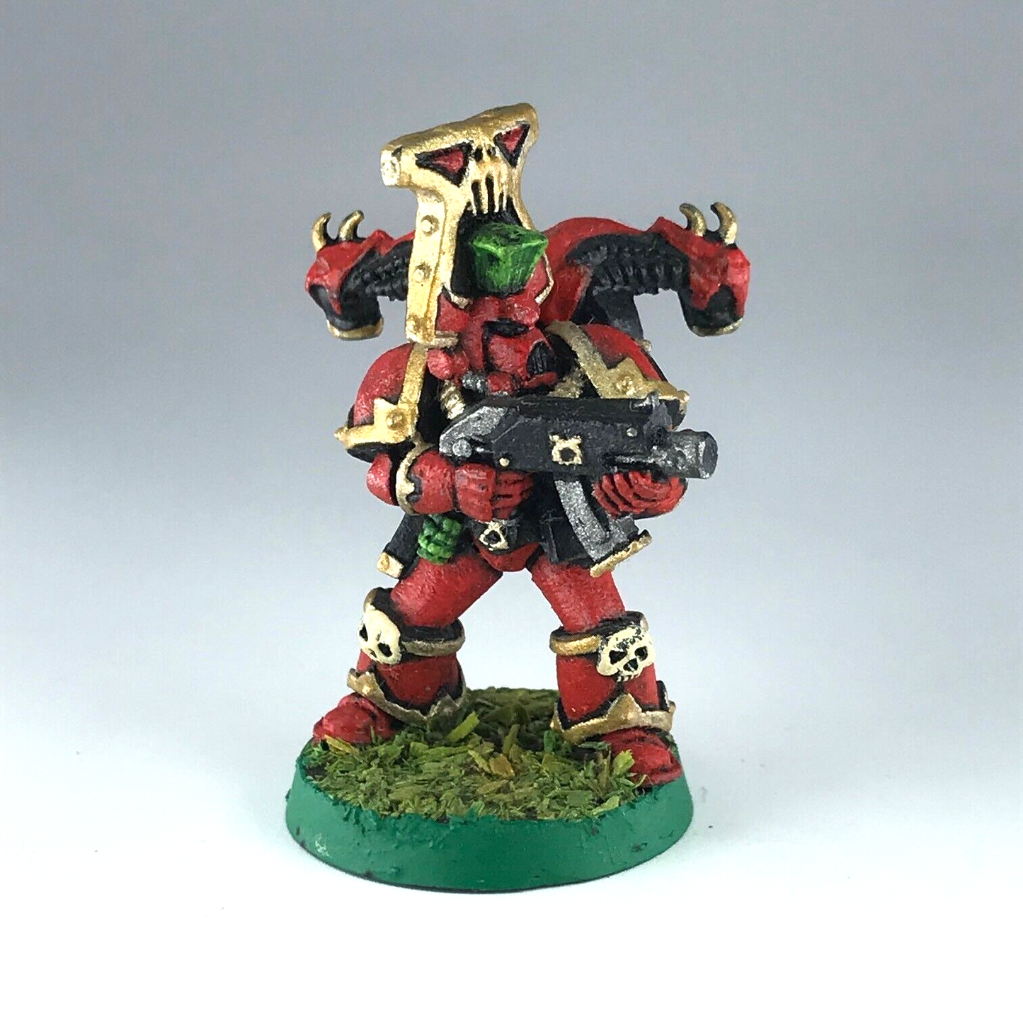 Khorne Marine - Renegade Chaos Rogue Trader - Warhammer 40K Painted Metal X2984