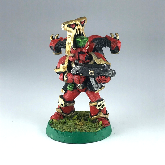 Khorne Marine - Renegade Chaos Rogue Trader - Warhammer 40K Painted Metal X2984