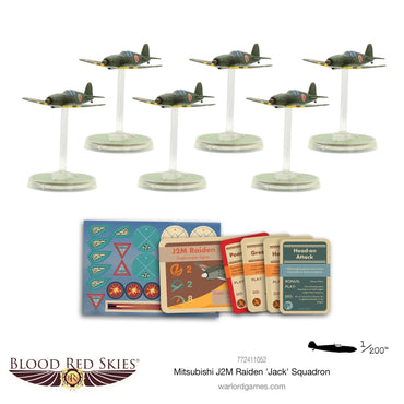 Blood Red Skies: Mitsubishi J2M Raiden Squadron - Bolt Action Warlord Games