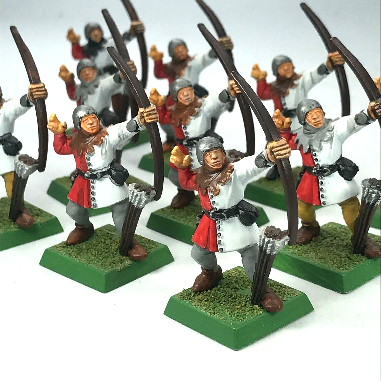 Classic Bretonnian Archers Longbows - Painted - Warhammer Fantasy C2156