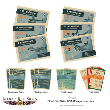 Blood Red Skies: USA Air Force Expansion Pack - Bolt Action Warlord Games