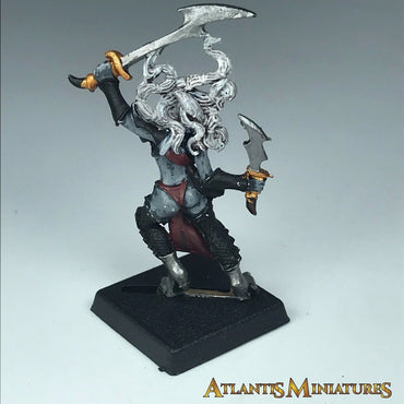 Metal Painted Dark Elf Elves Witch Elf - Warhammer Age of Sigmar X6332