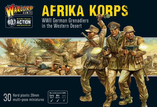 Afrika Korps Infantry - Warlord Games Bolt Action Miniatures