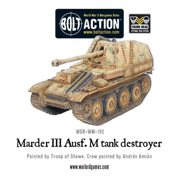 German Marder III AUSF. M Tank Destroyer - Warlord Games Bolt Action Miniatures