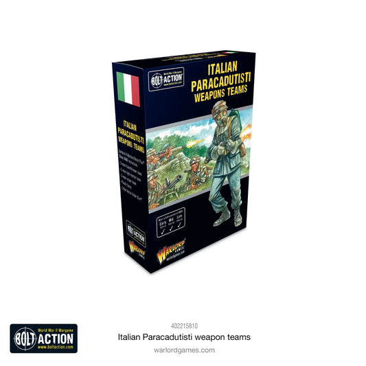 Italian Paracadutisti Weapons Teams - Warlord Games Bolt Action Miniatures