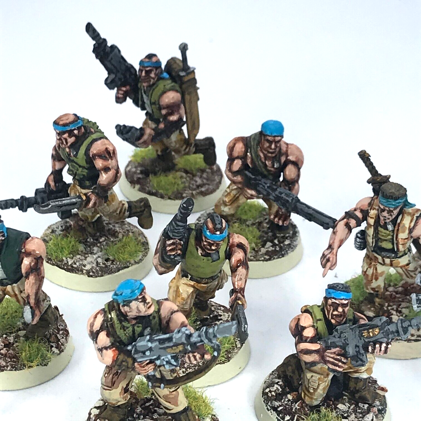 Imperial Guard Catachan Section Squad - Painted - Warhammer 40K C1339