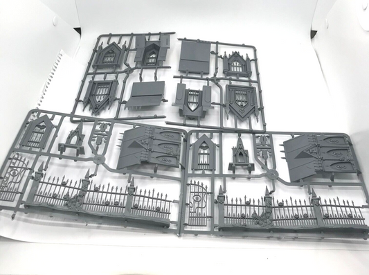 Small Building and Fencing Scenery Empire Sigmar - OOP - Warhammer Fantasy