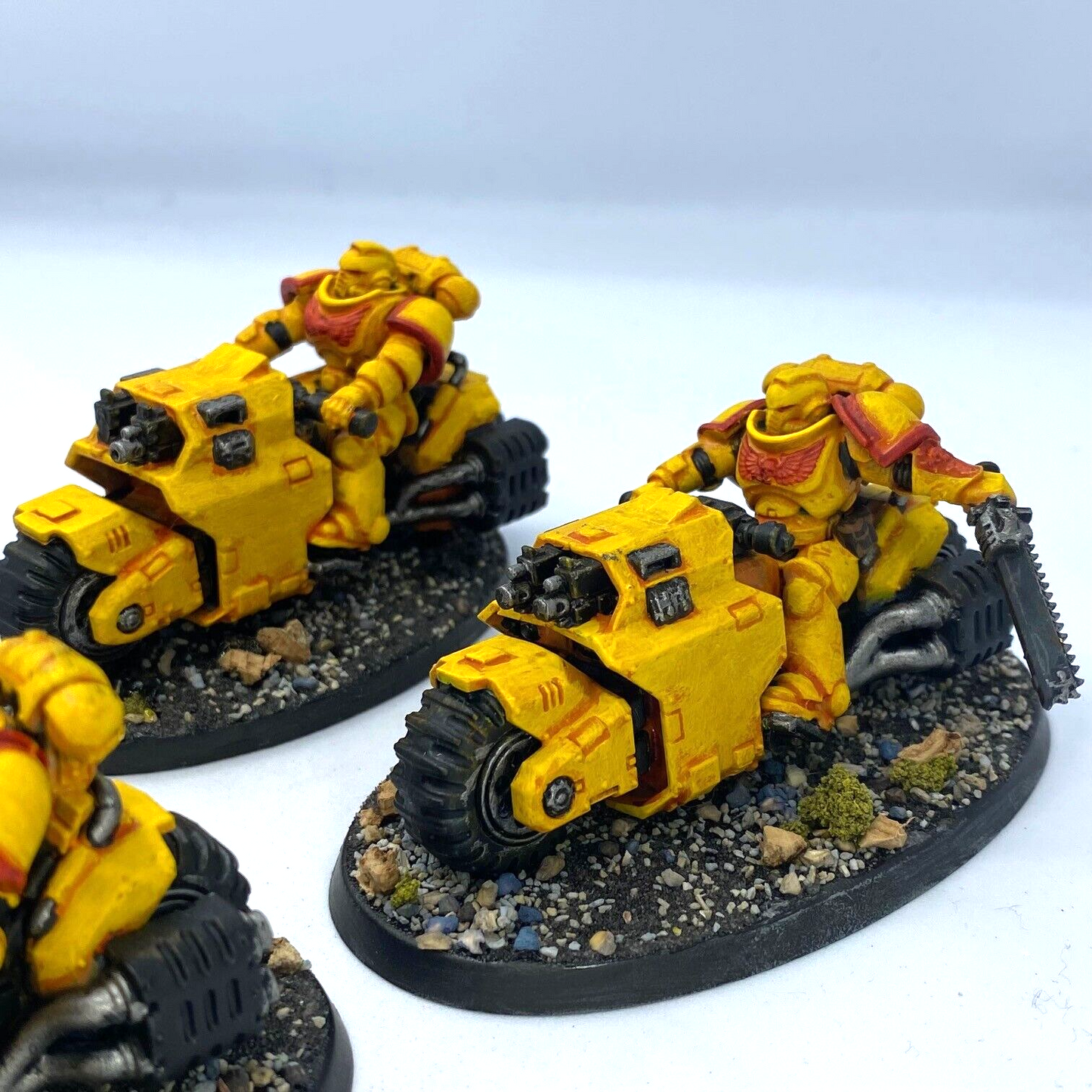 Primaris Outriders Imperial Fist Space Marine - Painted Warhammer 40K C3122