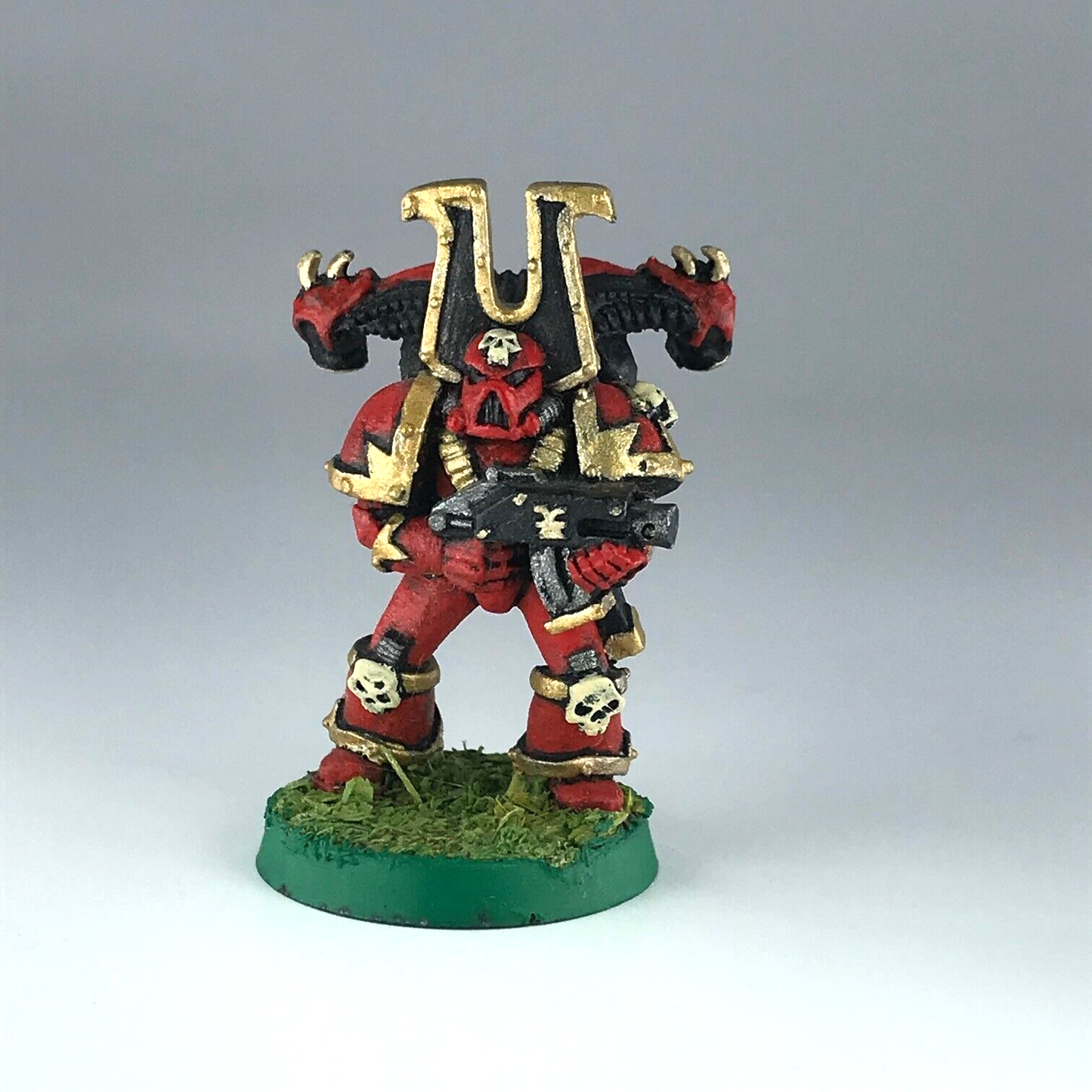 Khorne Marine - Renegade Chaos Rogue Trader - Warhammer 40K Painted Metal X4106