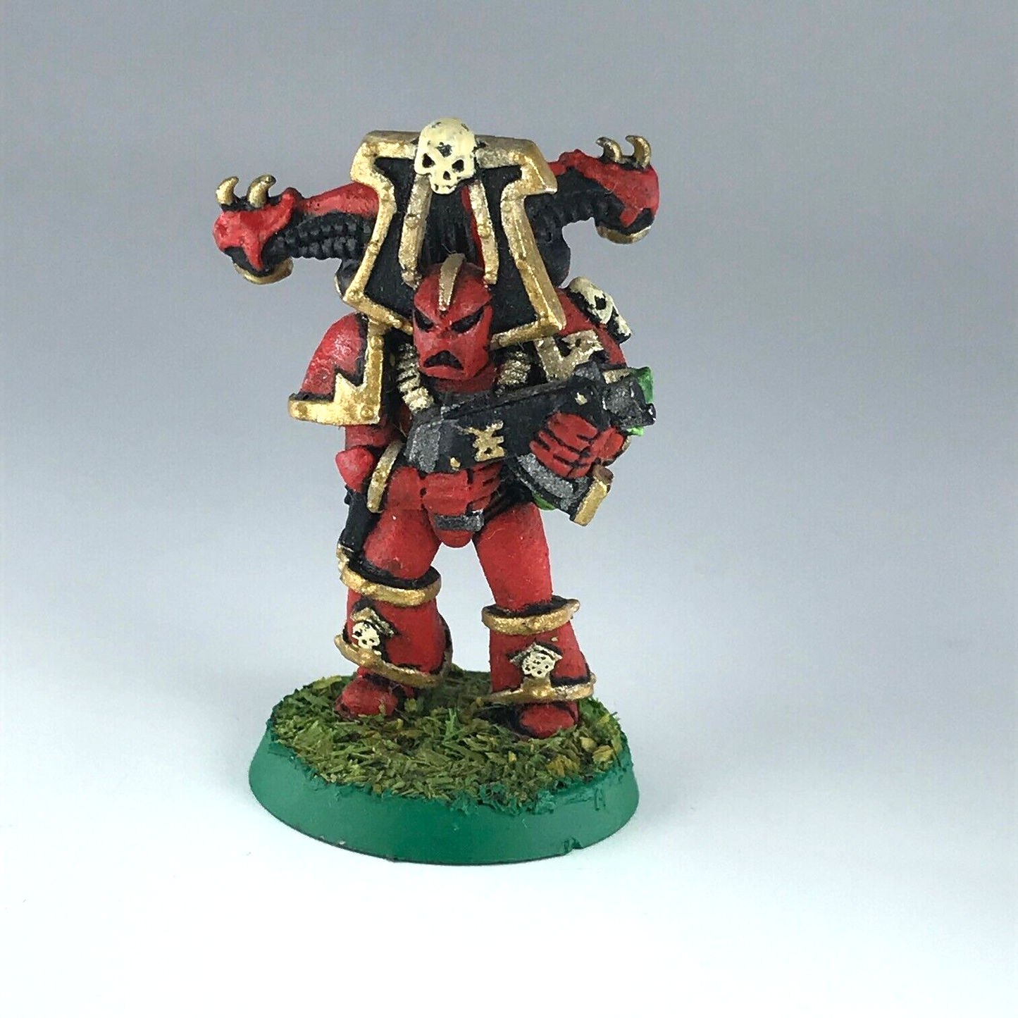 Khorne Marine - Renegade Chaos Rogue Trader - Warhammer 40K Painted Metal X8426