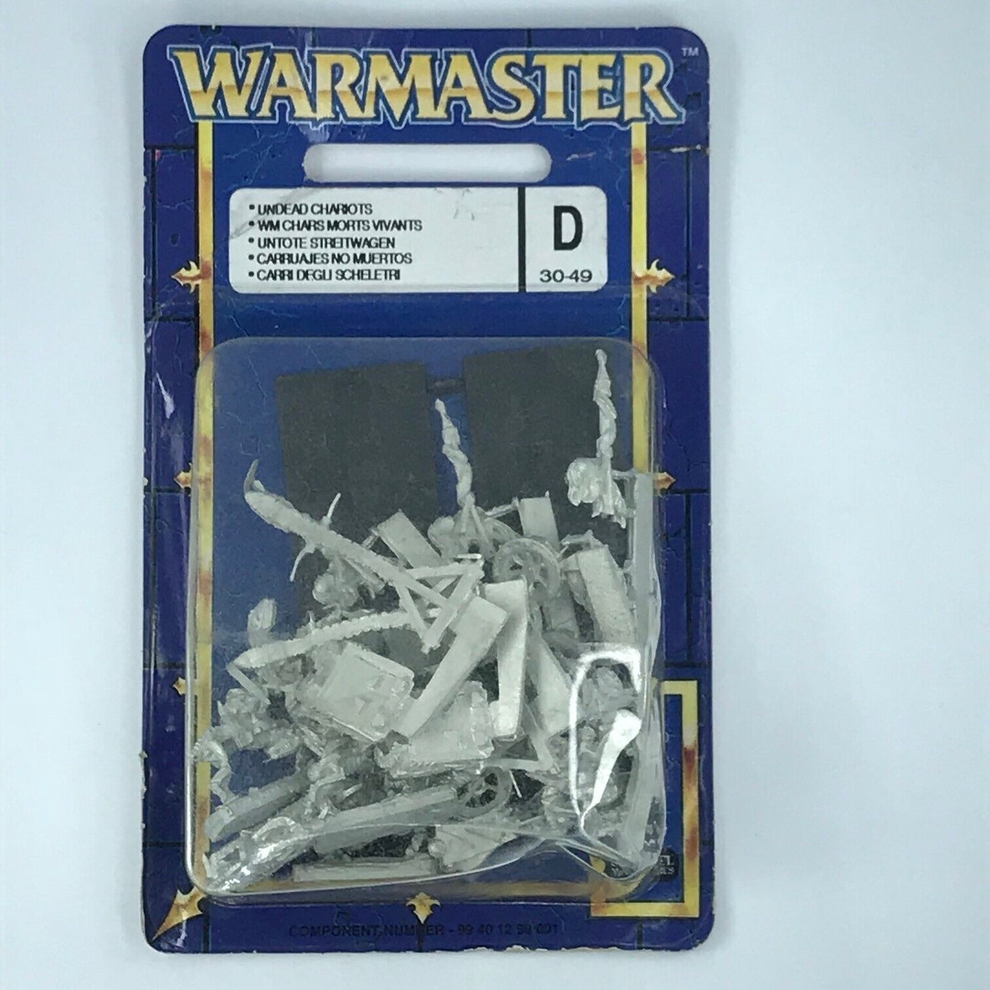 Metal Undead Chariots - OOP - Warmaster Warhammer C917