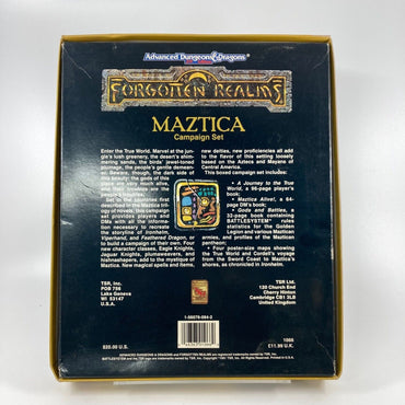 Maztica Campaign Set (Advanced Dungeons and Dragons) - Unsure if Complete W189