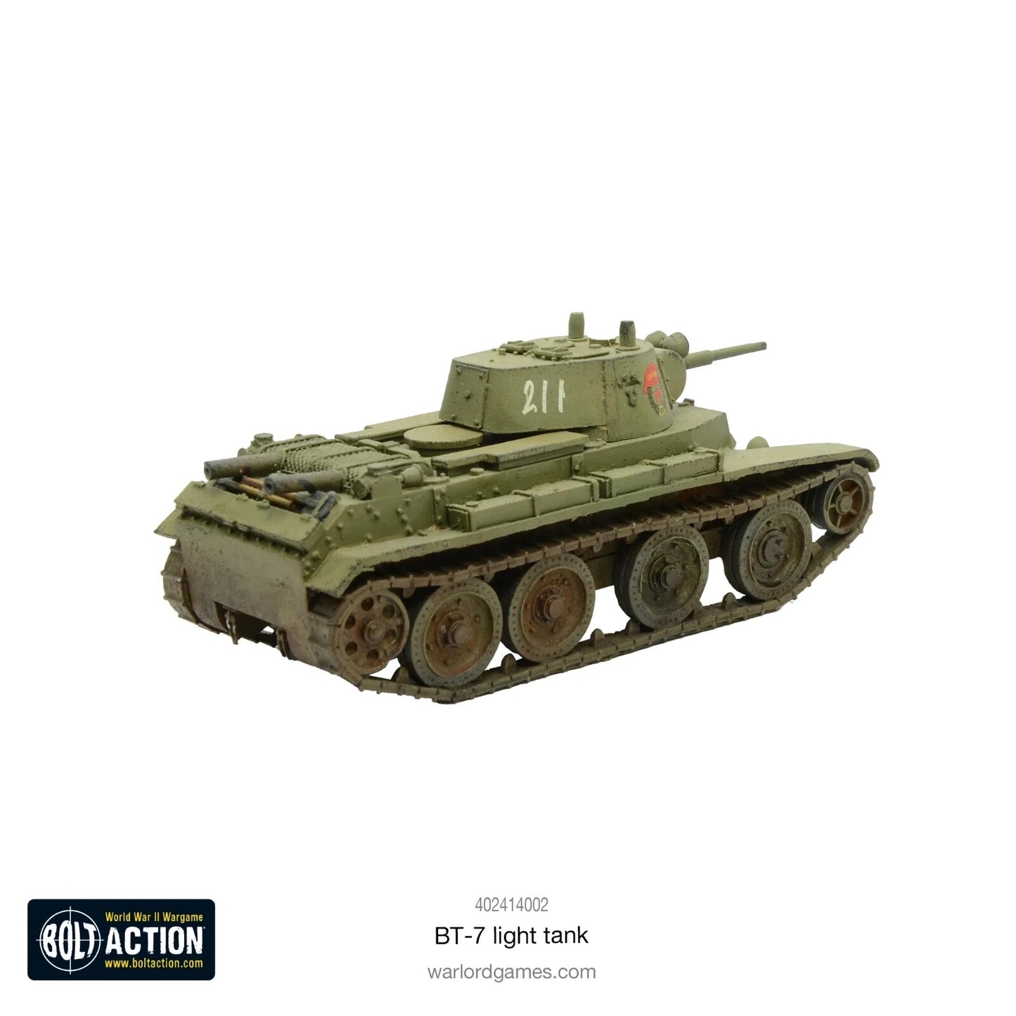 Soviet BT-7 Light Tank - Brand New - Warlord Games Bolt Action Miniatures