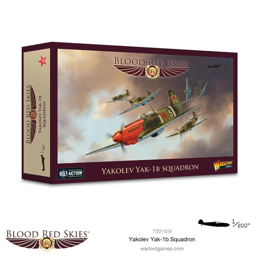 Blood Red Skies: Yakolev Yak-1B Squadron - Bolt Action Warlord Games Miniatures