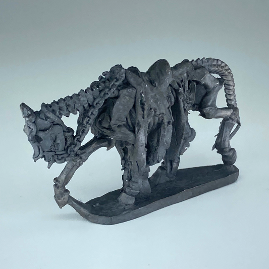 Undead Horse - Metal Miniatures - Suitable For D&D - Pre Slotta Unbranded X343