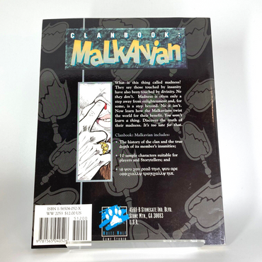 Malkavian - Vampire: The Masquerade Clan Book - White Wolf Game Studio M936