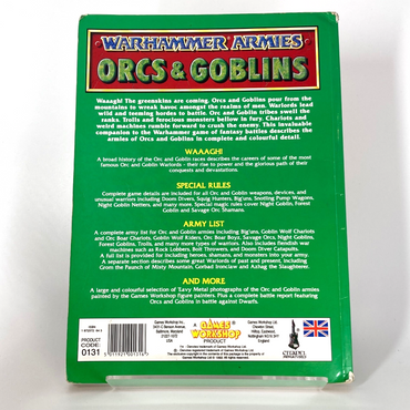 Orcs & Goblins Rulebook - 4th Edition - Warhammer Fantasy Games Workshop M1192