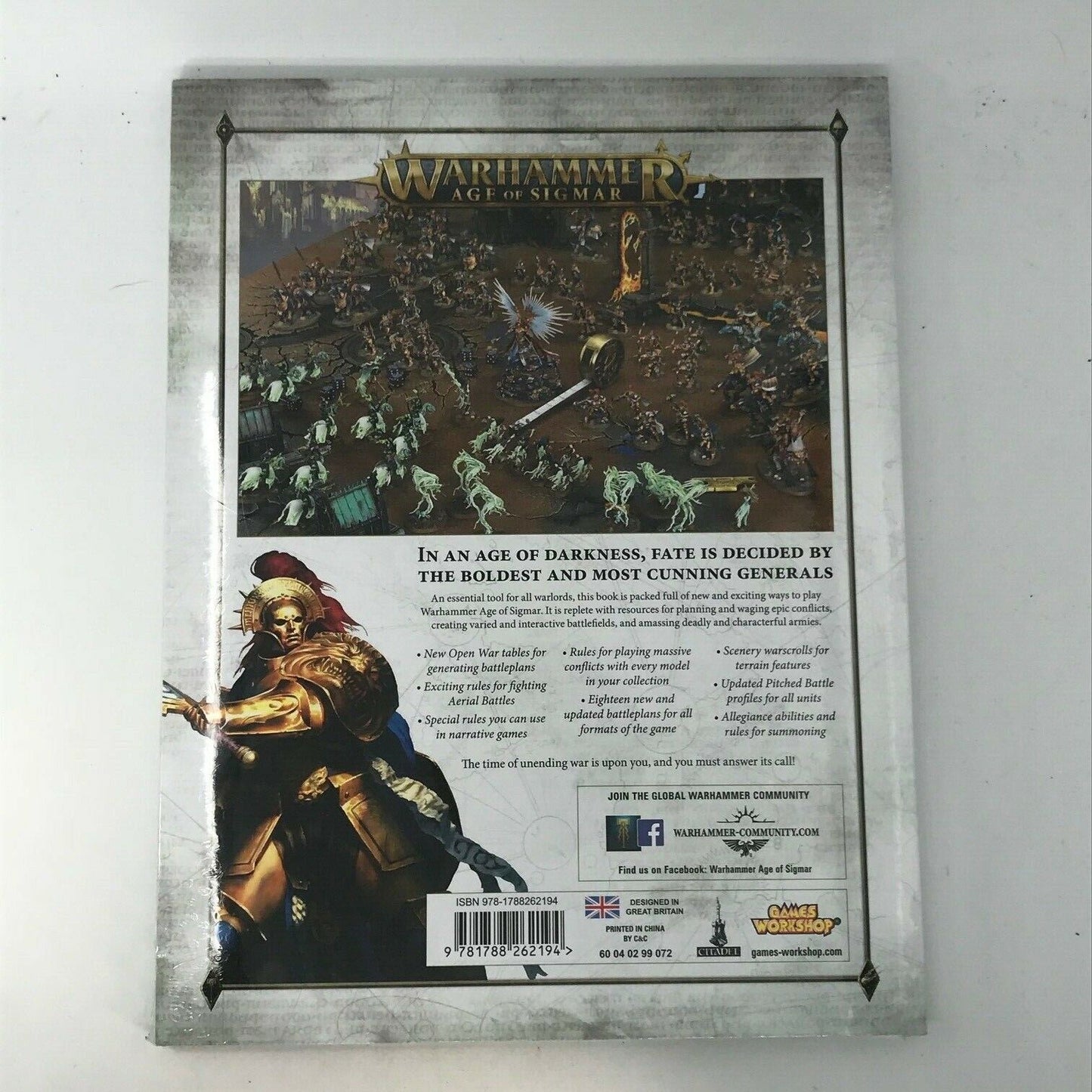 Games Workshop Warhammer Age Of Sigmar: General's Handbook 2018 Sealed M123